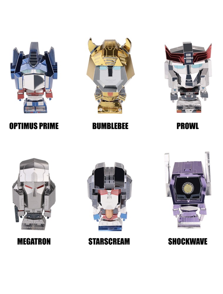 MU MODEL - Transformers Pocket Edition - Mini Version 6 Styles 1 (6 pcs)