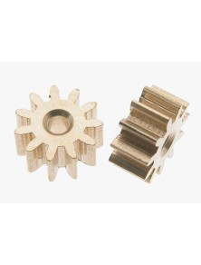 SCALEAUTO - Brass Pinion 13 Tooth M50 for 1,5 mm. motor axle. diam.6.75mm with M2 fixing screw