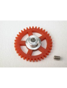 SCALEAUTO - Nylon Spur Gear 36th. For 3/32" Axle M50. diam. 18,5mm -red-