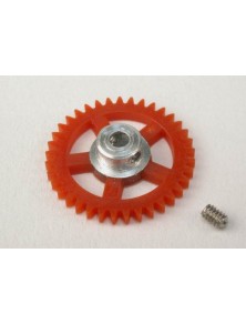 SCALEAUTO - Nylon Spur Gear 37th. For 3/32" Axle M50. diam. 18,5mm -red-