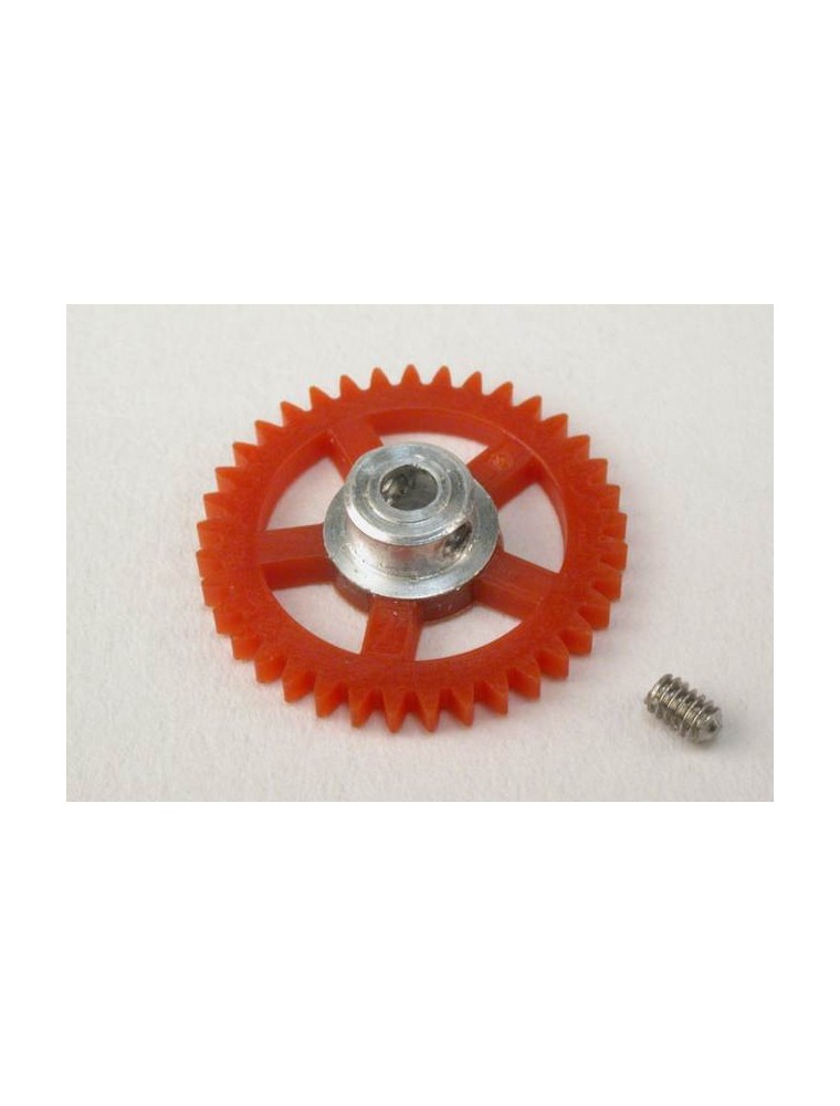 SCALEAUTO - Nylon Spur Gear 37th. For 3/32" Axle M50. diam. 18,5mm -red-