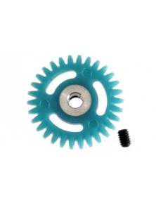 SCALEAUTO - Nylon AW Gear 30th. For 3/32" Axle M50. diam. 15,8mm -green- SIT