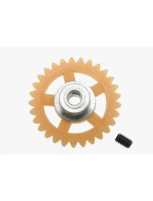 SCALEAUTO - Nylon AW-2 Gear 29th. For 3/32" Axle M50. diam. 16,75mm -yellow- NSR