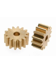 SCALEAUTO - Brass Pinion 14 Tooth M50 for 2mm. motor axle. diam. 8.25mm