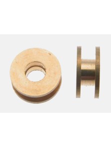 SCALEAUTO - Bronze bushing 6mm x 3/32" Double Flanged. For RT plastic motor mount