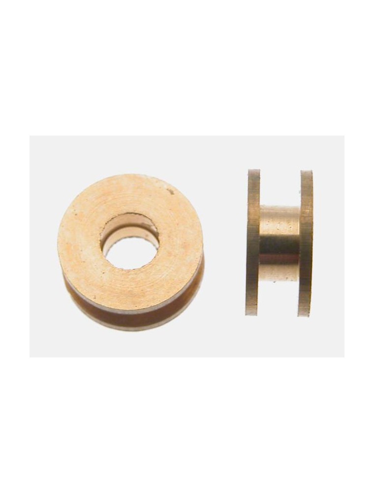 SCALEAUTO - Bronze bushing 6mm x 3/32" Double Flanged. For RT plastic motor mount