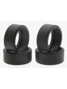 SCALEAUTO - Standard Rubber tyres for Profile hubs. Ext. Diam: 26mm. Width: 10mm. Int. diam: 19mm.