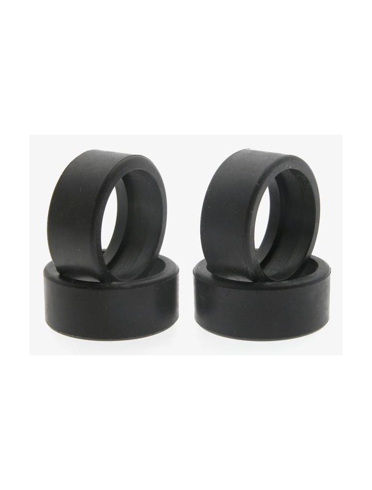 SCALEAUTO - Standard Rubber tyres for Profile hubs. Ext. Diam: 26mm. Width: 10mm. Int. diam: 19mm.