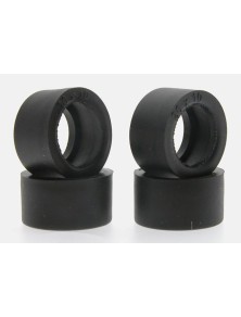 SCALEAUTO - RT Racing Rubber tyres for Profile hubs.Ext. Diam: 20mm Width: 10m. Int. diam: 16mm.