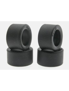 SCALEAUTO - RT Soft Racing Rubber tyres for Profile hubs. Slick Ext. Diam: 24mm Width: 12m. Int. diam: 16m.