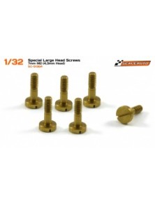 SCALEAUTO - Special large head screws for suspension 7mm  4.3mm head M2