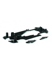 SCALEAUTO - Chassis Subaru WRC hard (black)