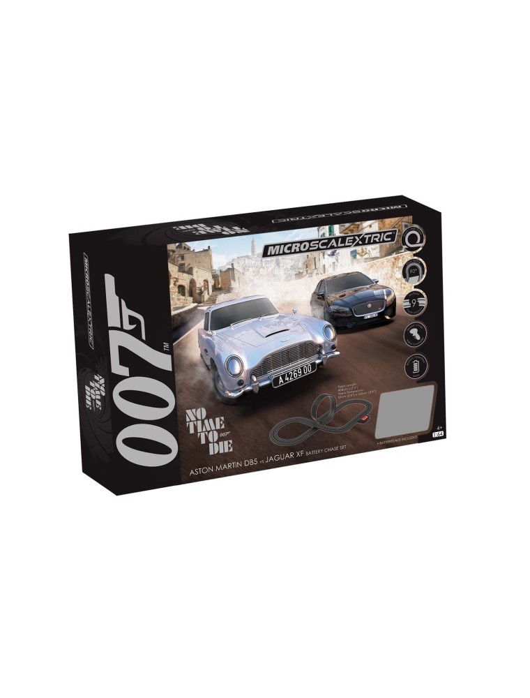 SCALEXTRIC - Micro Scalextric James Bond "No Time To Die" Battery Powered Race Set