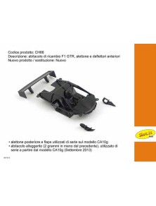 SLOT.IT - F1 GTR replacement cockpit and rear and front spoilers