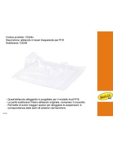 SLOT.IT - Audi R18 TDI abitacolo in Lexan