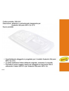 SLOT.IT - abitacolo in lexan trasp. per Scalextric McLaren MP4-12C