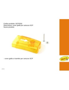 SLOT.IT - Guscio per cartuccia SCP2, colore giallo