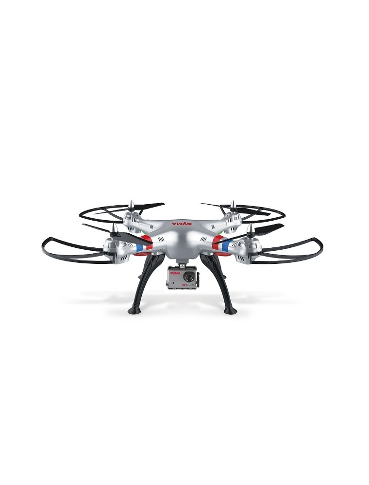 SYMA - Drone with 8MP Sports Action HD Camera, luci a leds, Digital Controller e funzioni Advanced 