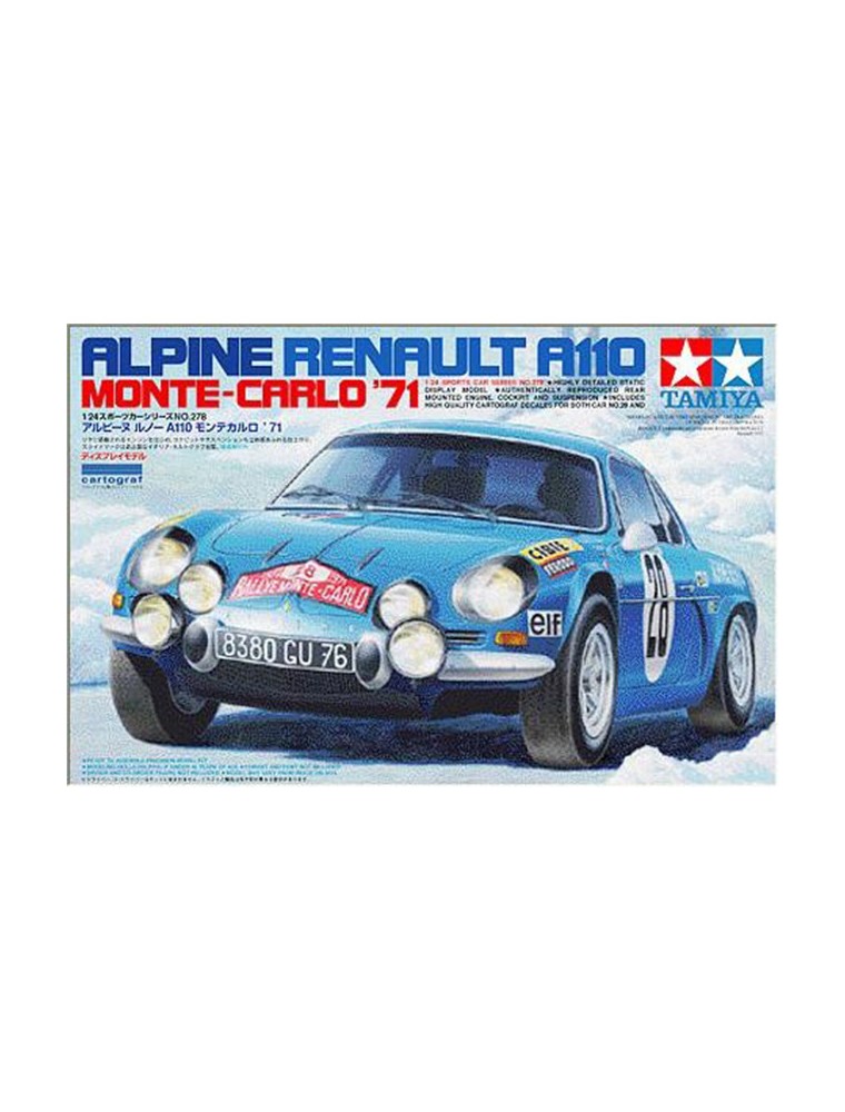 TAMIYA - 1/24 Alpine Renault A110 Monte-Carlo '71