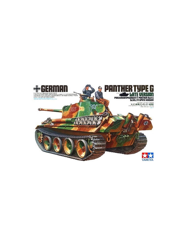 TAMIYA - 1/35 German Panther Type G Late Version