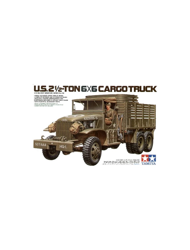 TAMIYA - 1/35 U.S. 2,5ton 6x6 Cargo Truck