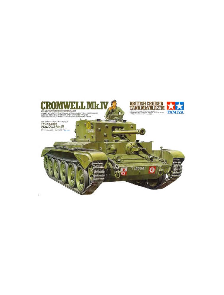 TAMIYA - 1/35 Cromwell Mk.IV British Ceuiser Tank Mk.VIII, A27M