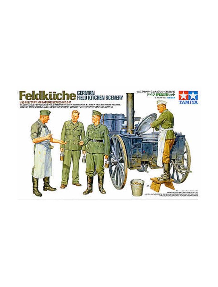 TAMIYA - 1/35 German Field Kitchen Scenary