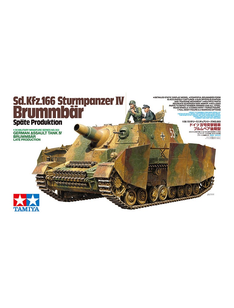 TAMIYA - 1/35 German Assault Tank IV Brummbar Late Production