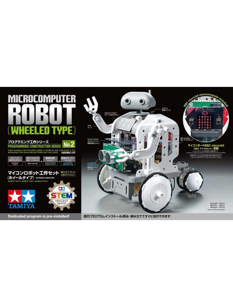 TAMIYA - Microcomputer Robot con Ruote