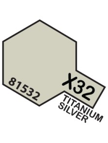 TAMIYA - MINI 10ml X-32 Titanium Silver 