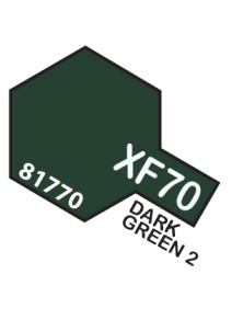 TAMIYA - MINI 10ml XF-70 Dark Green 