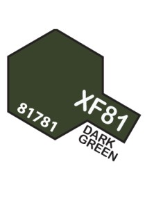 TAMIYA - MINI 10ml XF-81 Dark Green 2RAF 