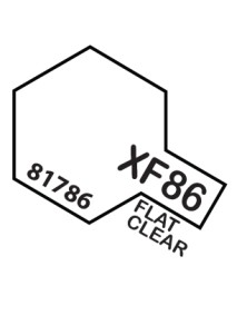 TAMIYA - MINI 10ml XF-86 Flat Clear 