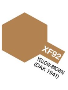 TAMIYA - MINI 10ml XF-92 Yellow Brown DAK 1941