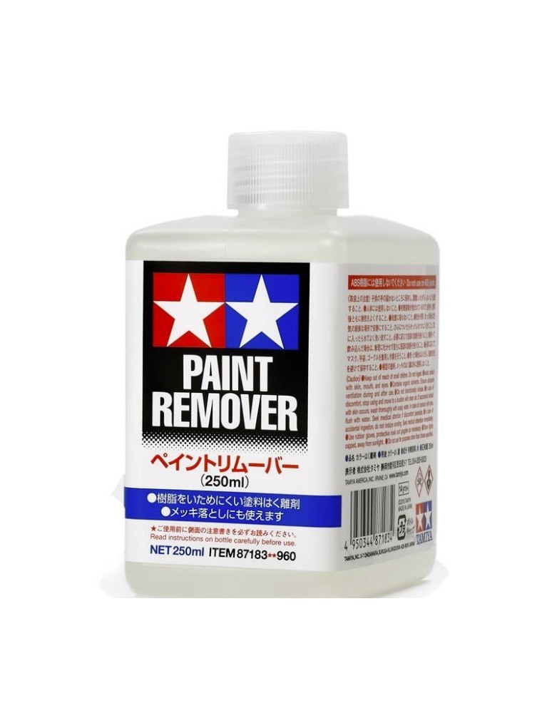 TAMIYA - Paint Remover per Vernici Acriliche e Spray 250 ml