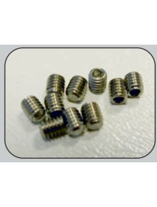 THUNDERSLOT - hexagonal screws M2.5 x 3 for front axle & body setting (10 pcs.)