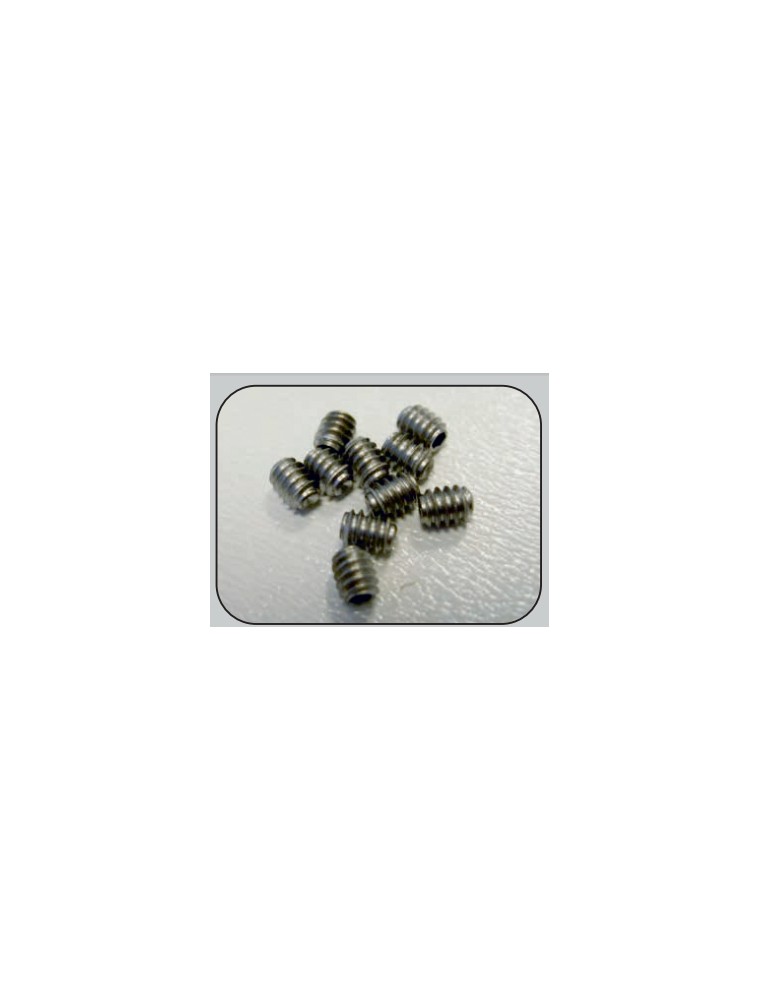 THUNDERSLOT - hexagonal screws 4/40 for rims & gear (10 pcs.)