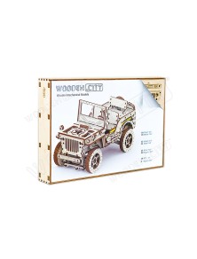 WOODEN.CITY - Vehicles Series - Jeep 4x4 American Off-Road Vehicle