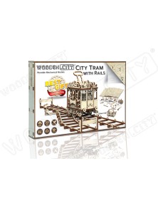 WOODEN.CITY - Railway Series - City Tram with Rails scale 1:30