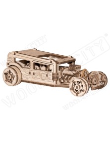 WOODEN.CITY - Vehicles Series - Classic American Car "Hot Rod"