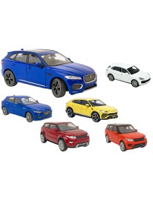 WELLY - 1/24 ASSORTMENT CARS 6 pcs