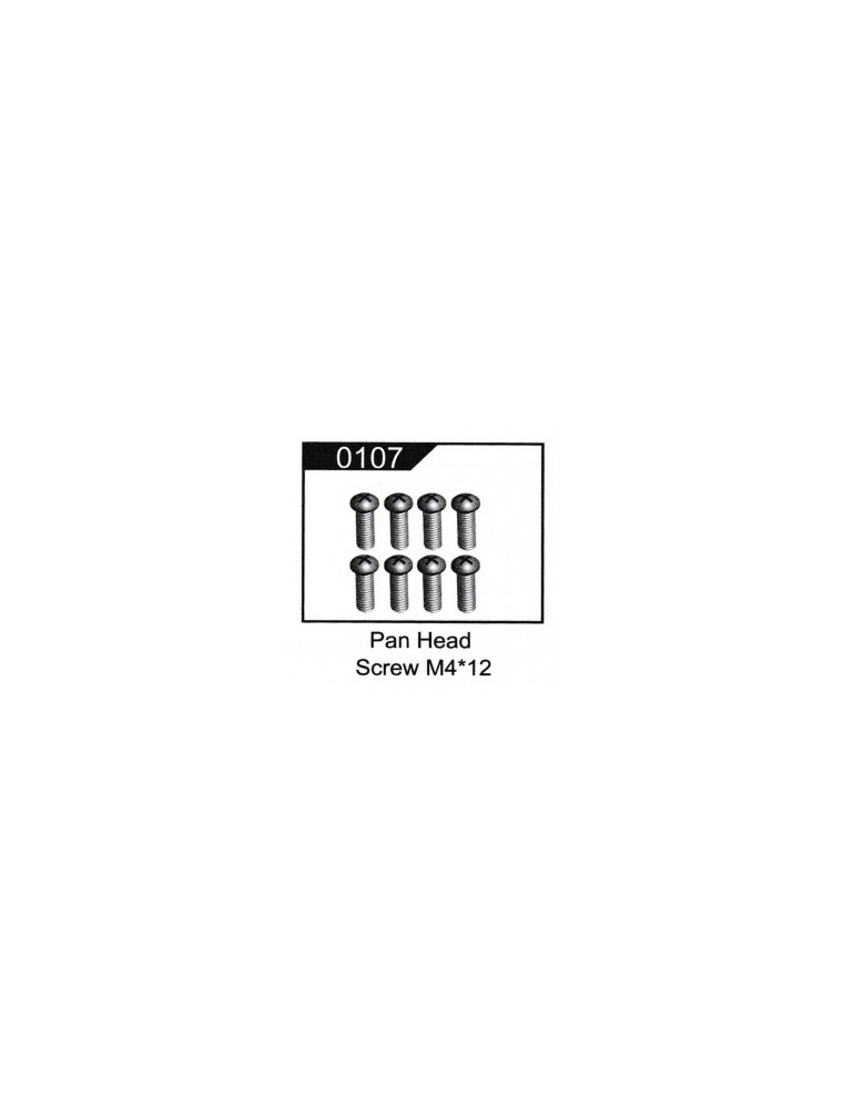 RADIOKONTROL WLT - Pan head screw M4*12