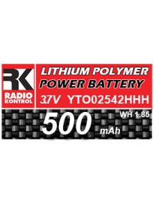 YUNTONG - Batteria Li-Po 3,7V. 500mAh 15C con adattatore per modelli Syma serie X5 con chip di sicurezza