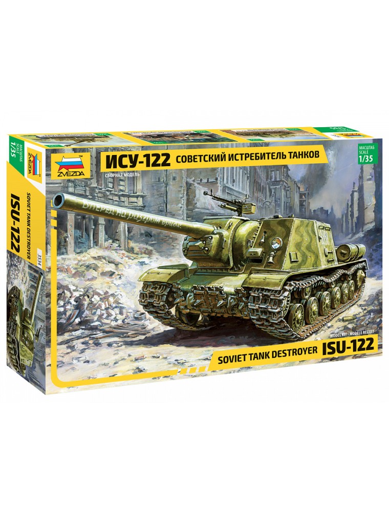 ZVEZDA - 1/35 ISU-122 Soviet Tank Destroyer