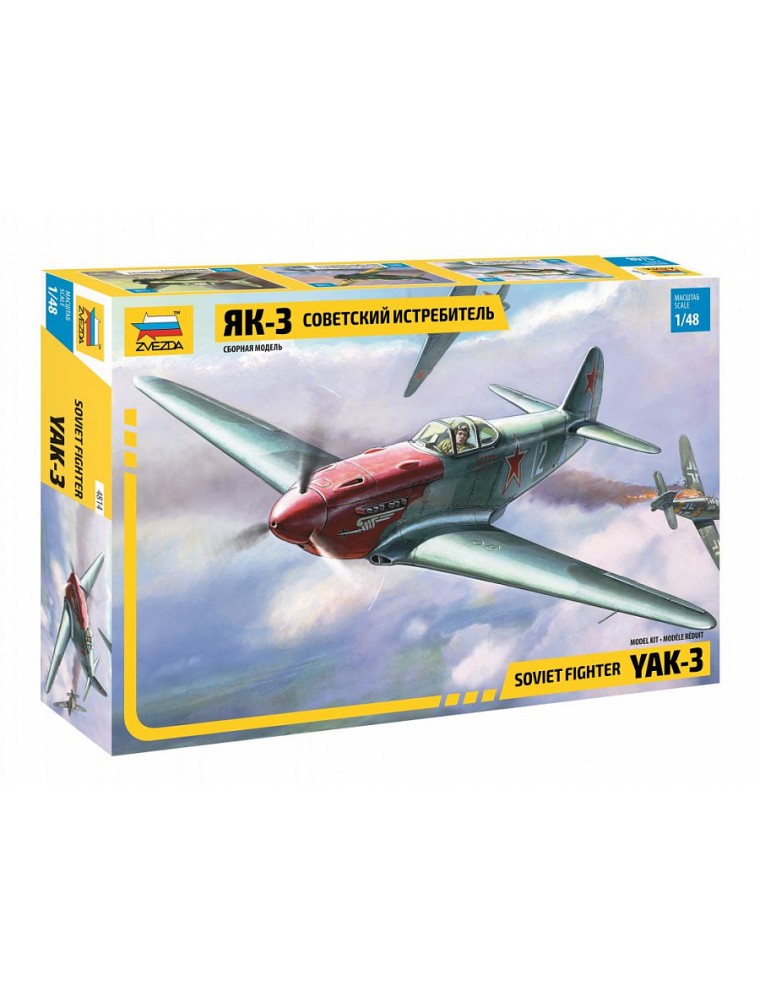 ZVEZDA - 1/48 YAK-3 Soviet Fighter