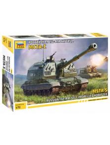 ZVEZDA - 1/72 Russian 152-MM Self-Propelled Howitzer MSTA-S