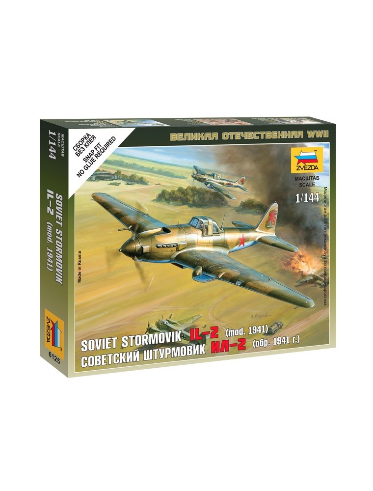 ZVEZDA - 1/144 Soviet Stormovik IL-2 (Mod. 1941)