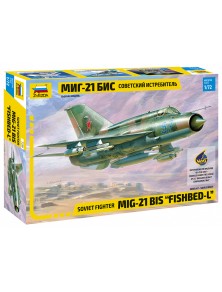 ZVEZDA - 1/72 Soviet Fighter MIG-21 Bis "Fishbed-L"