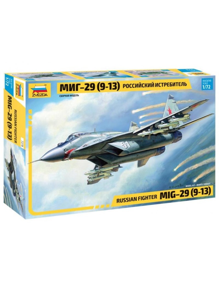 ZVEZDA - 1/72 Russian Fighter MIG-29 (9-13)