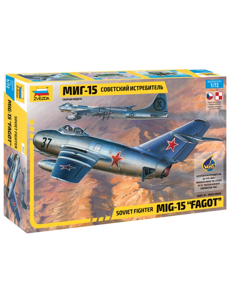 ZVEZDA - 1/72 MIG-15 "Fagot"